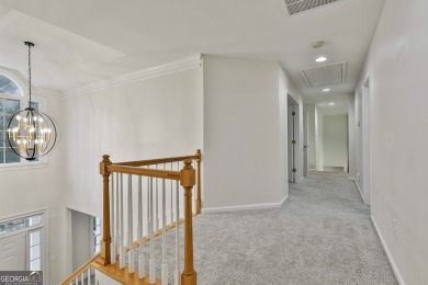This lovely 4BR/3.5 BA Two-story home sits on a generous 1 acre on Canongate At Flat Creek Club in Georgia - for sale on GolfHomes.com, golf home, golf lot