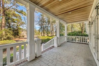 Grand home on the #6 hole of the Jack Nicklaus golf course in on Country Club of Landfall in North Carolina - for sale on GolfHomes.com, golf home, golf lot