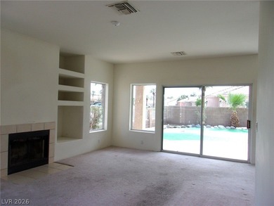 Corner lot in a 55+ golf course community with front sitting on Mojave Resort Golf Club in Nevada - for sale on GolfHomes.com, golf home, golf lot