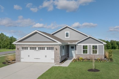 Welcome home to the Dominica Spring at Timbergate, the only new on Timbergate Golf Course in Indiana - for sale on GolfHomes.com, golf home, golf lot