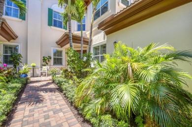 SPECTACULAR golf course views & maintenance-free luxury living on Jupiter Country Club in Florida - for sale on GolfHomes.com, golf home, golf lot