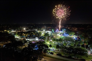 Spectacular golf and water views of this 12th ''island green'' on  in Florida - for sale on GolfHomes.com, golf home, golf lot