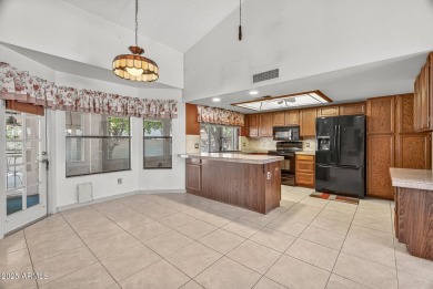 Check out this charming 2-bedroom, 2-bath split floorplan home on Westbrook Village Golf Club in Arizona - for sale on GolfHomes.com, golf home, golf lot