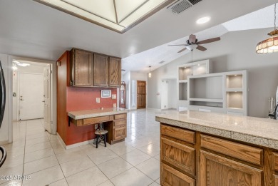 Check out this charming 2-bedroom, 2-bath split floorplan home on Westbrook Village Golf Club in Arizona - for sale on GolfHomes.com, golf home, golf lot