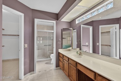 Check out this charming 2-bedroom, 2-bath split floorplan home on Westbrook Village Golf Club in Arizona - for sale on GolfHomes.com, golf home, golf lot