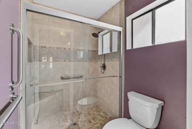 Check out this charming 2-bedroom, 2-bath split floorplan home on Westbrook Village Golf Club in Arizona - for sale on GolfHomes.com, golf home, golf lot