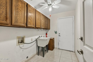 Check out this charming 2-bedroom, 2-bath split floorplan home on Westbrook Village Golf Club in Arizona - for sale on GolfHomes.com, golf home, golf lot