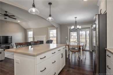 WELCOME TO CHAMPIONS POINTE and this QUALITY-BUILT, ONE-LEVEL on Champions Pointe Golf Course in Indiana - for sale on GolfHomes.com, golf home, golf lot