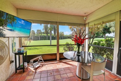 Welcome to your charming first-floor corner unit with beautiful on Hunters Run Golf and Country Club in Florida - for sale on GolfHomes.com, golf home, golf lot