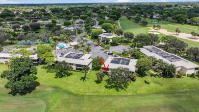 Welcome to your charming first-floor corner unit with beautiful on Hunters Run Golf and Country Club in Florida - for sale on GolfHomes.com, golf home, golf lot