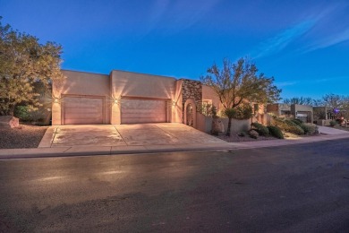 Experience luxurious living in this exquisite AJ Construction on Entrada at Snow Canyon in Utah - for sale on GolfHomes.com, golf home, golf lot