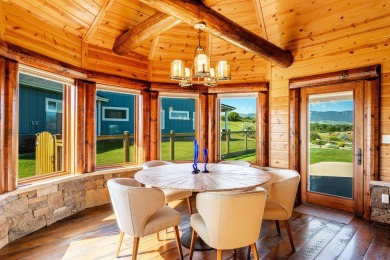 Welcome to 6 Donegal Drive -- a stunning custom log home tucked on The Powder Horn Golf Club - Mountain in Wyoming - for sale on GolfHomes.com, golf home, golf lot