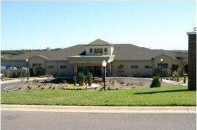 Elegant 4 Bedroom / 3 1/2 Bathroom home with Breathtaking Golf on Payne Stewart Golf Club of Branson Hills - Front in Missouri - for sale on GolfHomes.com, golf home, golf lot