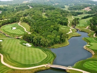 Elegant 4 Bedroom / 3 1/2 Bathroom home with Breathtaking Golf on Payne Stewart Golf Club of Branson Hills - Front in Missouri - for sale on GolfHomes.com, golf home, golf lot
