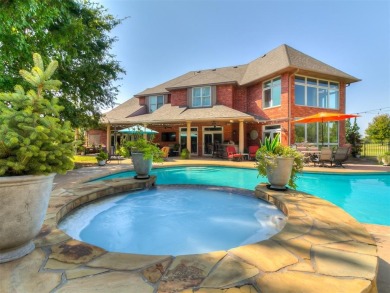 Located in Oakdale Schools, this thoughtfully designed home sits on River Oaks Golf Club in Oklahoma - for sale on GolfHomes.com, golf home, golf lot