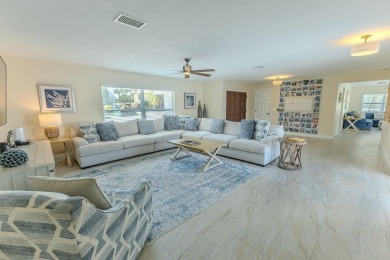 Coastal luxury meets resort-style living in this updated 3,000 on Gulf Harbors Golf Course in Florida - for sale on GolfHomes.com, golf home, golf lot