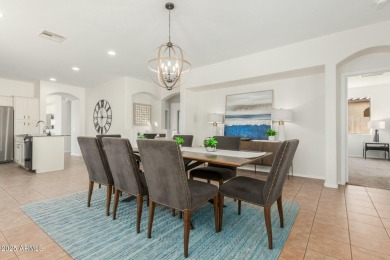 Welcome to this meticulously maintained 3-bedroom, 2-bathroom + on Estrella Mountain Ranch Golf Course in Arizona - for sale on GolfHomes.com, golf home, golf lot