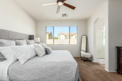 Welcome to this meticulously maintained 3-bedroom, 2-bathroom + on Estrella Mountain Ranch Golf Course in Arizona - for sale on GolfHomes.com, golf home, golf lot