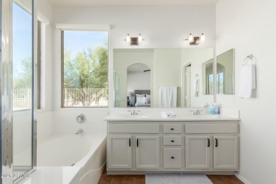 Welcome to this meticulously maintained 3-bedroom, 2-bathroom + on Estrella Mountain Ranch Golf Course in Arizona - for sale on GolfHomes.com, golf home, golf lot