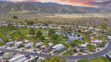 Discover the ultimate resort-style living in this charming on Rancho California RV Resort in California - for sale on GolfHomes.com, golf home, golf lot