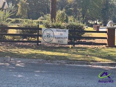 Build your DREAM home on this stunning prepped lot located in a on Barrington Hall Golf Course in Georgia - for sale on GolfHomes.com, golf home, golf lot