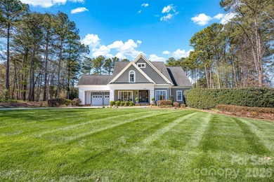 Gorgeous custom home loaded with luxury upgrades and exceptional on Trump National Golf Club Charlotte in North Carolina - for sale on GolfHomes.com, golf home, golf lot