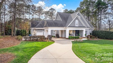 Gorgeous custom home loaded with luxury upgrades and exceptional on Trump National Golf Club Charlotte in North Carolina - for sale on GolfHomes.com, golf home, golf lot