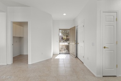 Discover carefree living in this immaculate 1,414sf Acacia floor on Desert Springs Golf Course in Arizona - for sale on GolfHomes.com, golf home, golf lot