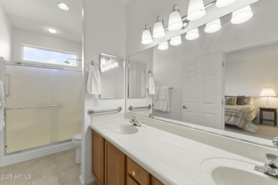 Discover carefree living in this immaculate 1,414sf Acacia floor on Desert Springs Golf Course in Arizona - for sale on GolfHomes.com, golf home, golf lot