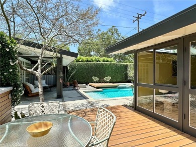 The essence of a Cliff May Rancho is the indoor/outdoor living on El Dorado Park Golf Course in California - for sale on GolfHomes.com, golf home, golf lot