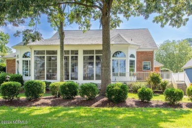 Beautiful sunset views over 17th hole, marina and Yeopim River on Sound Golf Links at Albemarle Plantation in North Carolina - for sale on GolfHomes.com, golf home, golf lot