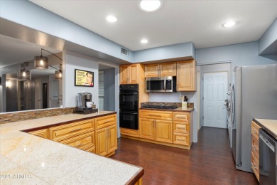 This lovely three-bedroom, two-bath home in Sun City features a on Sun City Country Club in Arizona - for sale on GolfHomes.com, golf home, golf lot