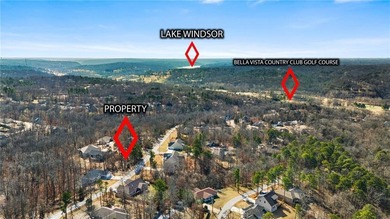Prime corner lot in beautiful Bella Vista! This property offers on Bella Vista - Metfield Golf Complex and Country Club in Arkansas - for sale on GolfHomes.com, golf home, golf lot