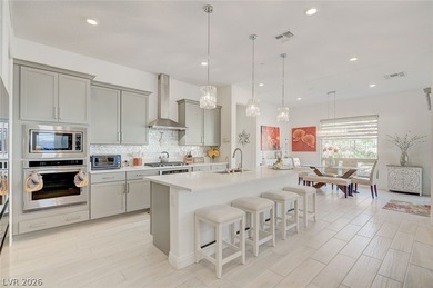 Experience elevated desert living in this highly sought-after on Reflection Bay Golf Club in Nevada - for sale on GolfHomes.com, golf home, golf lot