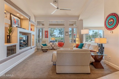 Enjoy the sweeping views of EN #14 green, #15 tee box, water & on Eagles Nest at Pebble Creek in Arizona - for sale on GolfHomes.com, golf home, golf lot