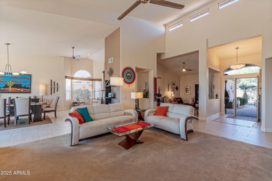 Enjoy the sweeping views of EN #14 green, #15 tee box, water & on Eagles Nest at Pebble Creek in Arizona - for sale on GolfHomes.com, golf home, golf lot