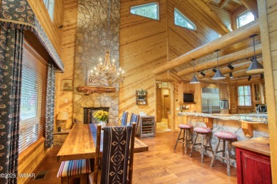 Charming Log-Sided Retreat in Prestigious White Mountain Summer on White Mountain Country Club in Arizona - for sale on GolfHomes.com, golf home, golf lot