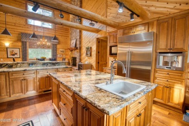 Charming Log-Sided Retreat in Prestigious White Mountain Summer on White Mountain Country Club in Arizona - for sale on GolfHomes.com, golf home, golf lot