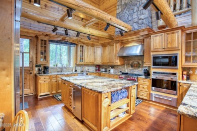 Charming Log-Sided Retreat in Prestigious White Mountain Summer on White Mountain Country Club in Arizona - for sale on GolfHomes.com, golf home, golf lot