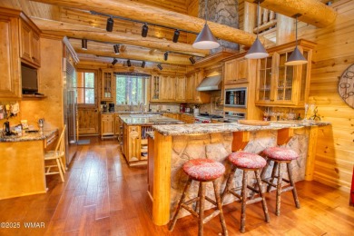 Charming Log-Sided Retreat in Prestigious White Mountain Summer on White Mountain Country Club in Arizona - for sale on GolfHomes.com, golf home, golf lot