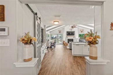 This beautifully remodeled lakehouse, completed in 2021, is a on Cedar Creek Country Club in Texas - for sale on GolfHomes.com, golf home, golf lot