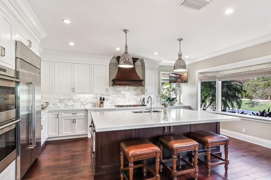 Upscale single-story estate located on the 16th hole of on  in Florida - for sale on GolfHomes.com, golf home, golf lot