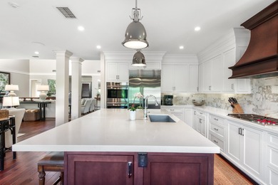 Upscale single-story estate located on the 16th hole of on  in Florida - for sale on GolfHomes.com, golf home, golf lot