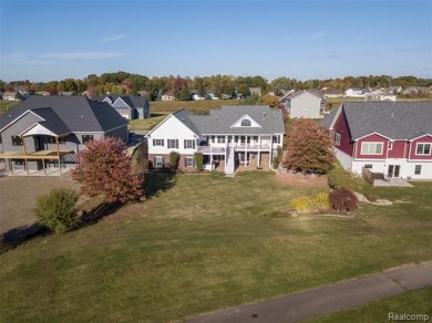 Stunning golf-frontage home overlooking the 12th hole, combining on Copper Ridge Golf Club in Michigan - for sale on GolfHomes.com, golf home, golf lot