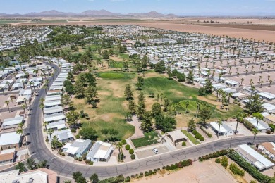 Welcome to your sunny desert retreat in the sought-after Palm on Palm Creek Golf and RV Resort in Arizona - for sale on GolfHomes.com, golf home, golf lot