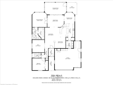 TURNKEY! BEAUTIFULLY DECORATED & FURNISHED! Open plan with two on Highlands Ridge Golf Course - South in Florida - for sale on GolfHomes.com, golf home, golf lot