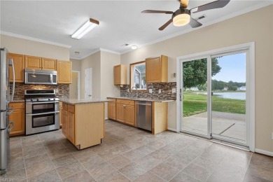 Welcome to this spacious 4-bedroom home on the water in on Kiln Creek Golf and Country Club in Virginia - for sale on GolfHomes.com, golf home, golf lot