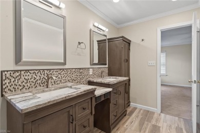 Welcome to this spacious 4-bedroom home on the water in on Kiln Creek Golf and Country Club in Virginia - for sale on GolfHomes.com, golf home, golf lot