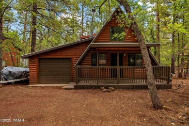 Charming chalet cabin nestled among the tall pines in Pinetop on Pinetop Lakes Golf and Country Club in Arizona - for sale on GolfHomes.com, golf home, golf lot