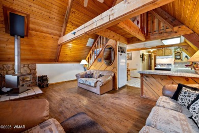 Charming chalet cabin nestled among the tall pines in Pinetop on Pinetop Lakes Golf and Country Club in Arizona - for sale on GolfHomes.com, golf home, golf lot